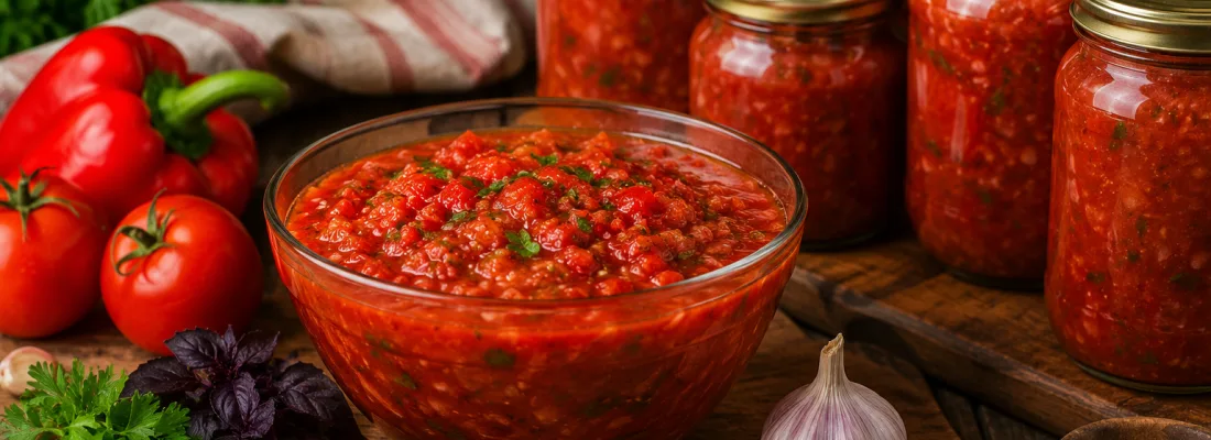 CHOPPED RED TOMATOES FOR WINTER