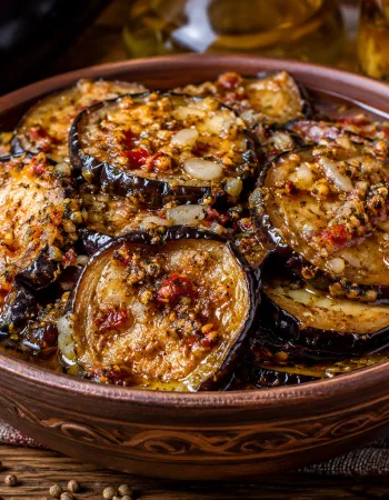 FRIED EGGPLANT IN OIL