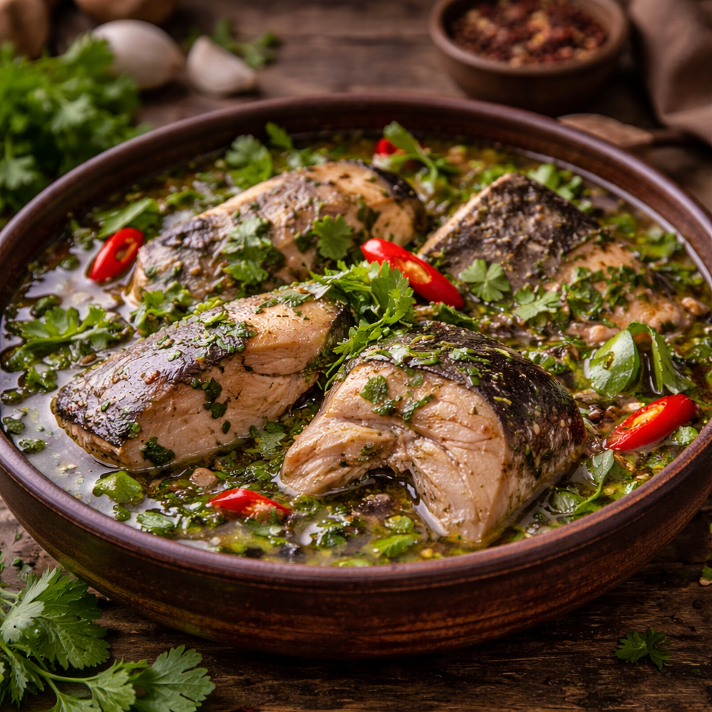 Georgian fish and seafood dishes