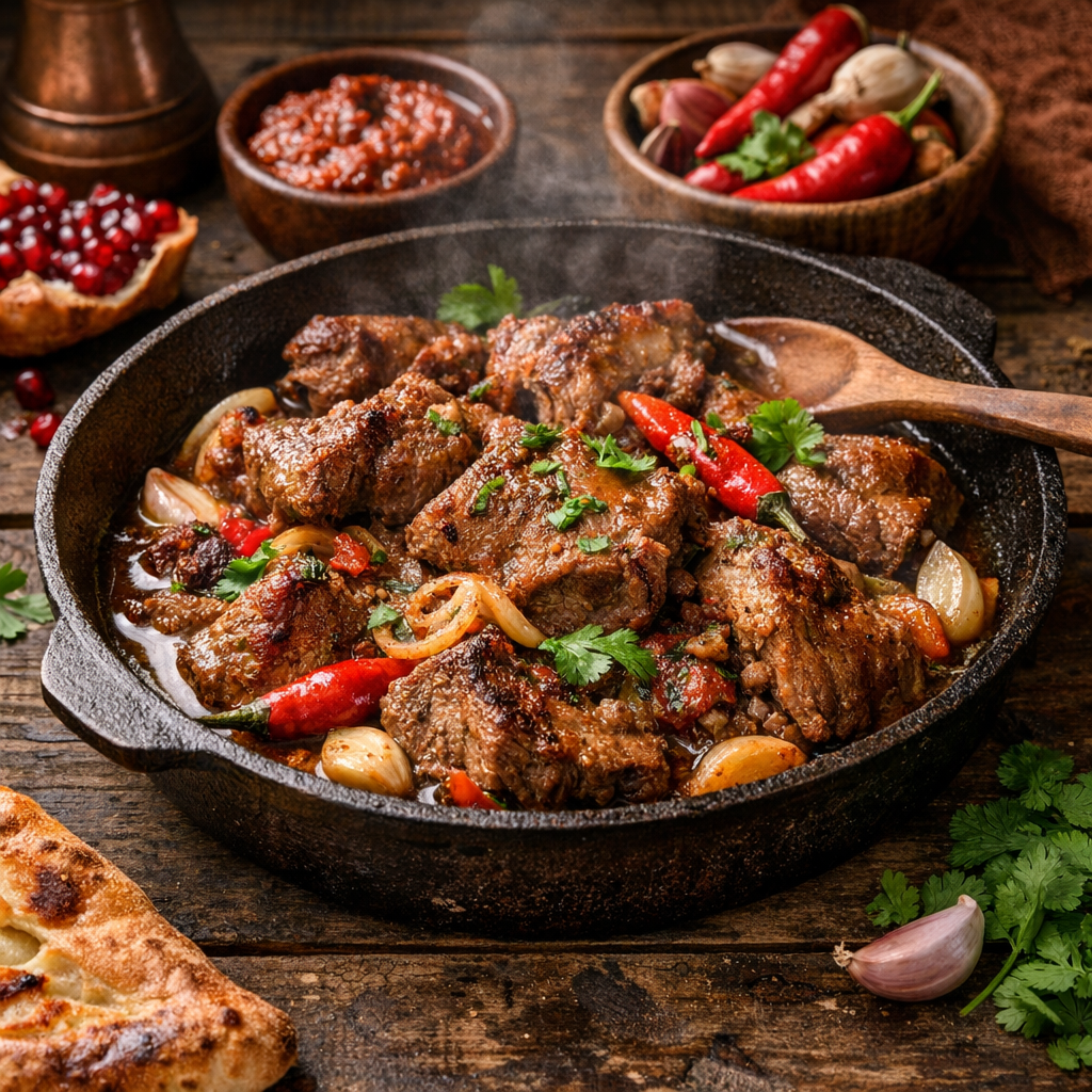 Georgian meat dishes