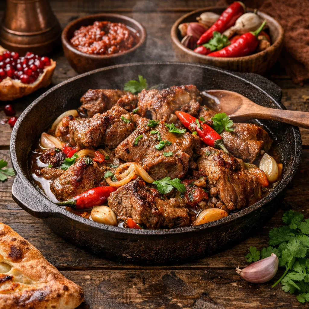 Georgian meat dishes